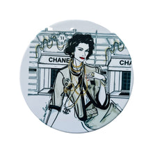 Load image into Gallery viewer, Fashion Ceramic Round Coaster -Miss Coco-
