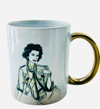 Load image into Gallery viewer, Fashion Mug Gold Handle -Miss Coco-
