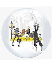 Load image into Gallery viewer, Fashion Ceramic Round Coaster -New York-
