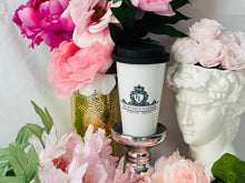 Load image into Gallery viewer, CERAMIC TRAVEL MUG,personalized mug, with silicon lid ,mug eco-friendly microwaves dishwasher free,travel mug,travel mug gift fashion mug
